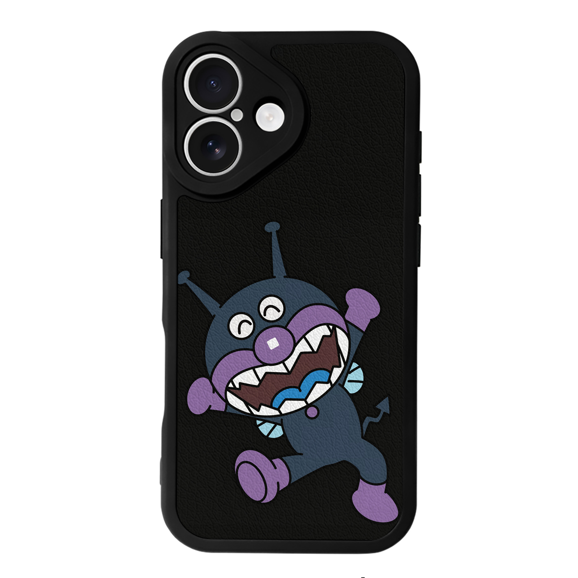 （画像用） アンパンマン Anpanman 【iPhone 16シリーズ対応】シリコンスマホケース（レザー調） 材質：シリコン